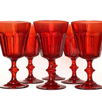 Бокалы для вина. Окрашенное стекло. Винтаж