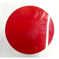 Красное стекло, диаметр 32 см светофильтр СССР