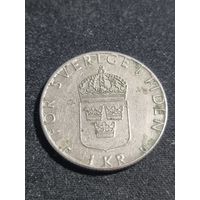 Швеция 1 крона 1977