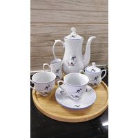 Польский чайный набор,- серия ''Rococo, гусь''