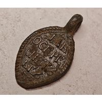 Иконка медальон крестик