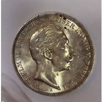 3 марки 1912 Пруссия. Прелестнейший! Яркий блеск, без обращения!