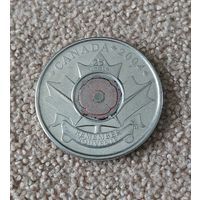 Канада 25 центов, 2004 День памяти