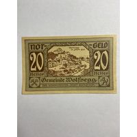 20 геллеров (нотгельды) 1921 г. Австрия.-0812