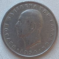 Греция 5 драхм 1954 г.