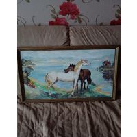 Картина белорусского художника Виктора Хмыза "На Браславских просторах"