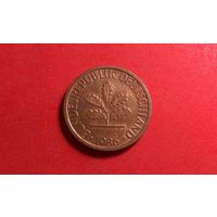 1 пфенниг 1986 F. Германия.