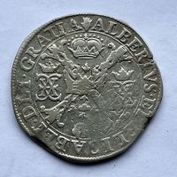 Монета Талер (Патагон) 1598-1621 год Брабант Испания АЛЬБЕРТ и ЕЛИЗАВЕТА
