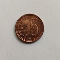 Венесуэла 5 сентимо 2007 г.