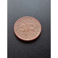 Литва 2 евроцента 2017 г.