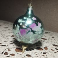 Елочная игрушка Шар с птичками