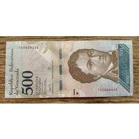 Werty71 Венесуэла 500 боливаров 2017 UNC банкнота