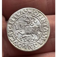 Полугрош 1547 года без МЦ.