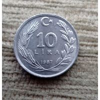 Werty71 Турция 10 лир 1987
