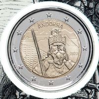 2 евро 2022 Андорра Карл Великий BU