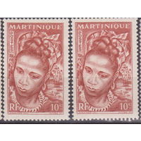 Французские Колонии  Заморский департамент Франции Мартиника 1947  год   лот 9  ЧИСТАЯ  ВНИМАНИЯ!!! цена за 1-у марку на Ваш выбор