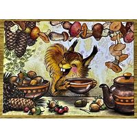 Открытка чистая 10х15 см. Художница Рина Зенюк