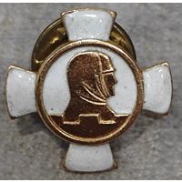 Траурный знак. Война, Финляндия. Серебро/Эмаль. Оригинал