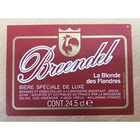 Этикетка пива Breendel Франция М449
