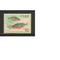 Япония-1976(Мих.1297) , **   , Морская  Фауна , Рыбы