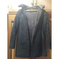 Дублёнка женская черная Taccardi, XL