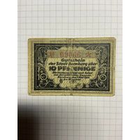 Нотгельд 10 пфеннигов 1921 год. -2712