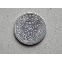 Индия 2 анны 1886г