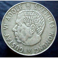 1 крона 1965, серебро, Швеция