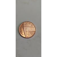 Великобритания 1 пенни 2016