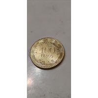 Колумбия 100 песос 2016