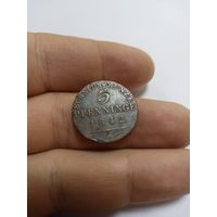 3 пфеннига 1842 года D Пруссия ,Фридрих Вильгельм 4