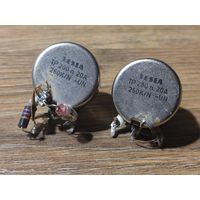 Потенциометр переменный резистор Tesla (от темброблок гитары Musima)