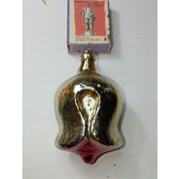 Игрушка на ёлку ,  Лилия , винтаж , стекло , СССР . С рубля