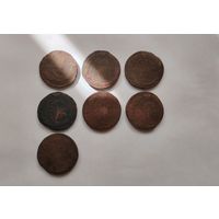 Лот пятаков Екатерины II.