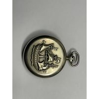 Часы Молния Парусник,корпус мельхиор.Старт с рубля