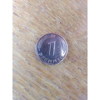 Монеты. ФРГ. 1 пфеннинг 1994 г.