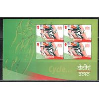 Гернси-2010(Мих.1324)  **  , Спорт,  Велосипеды,Велоспорт