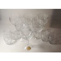 Фужеры и рюмки ХРУСТАЛЬ СССР 6+6 шт.