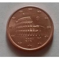 5 евроцентов, Италия 2021 г., AU