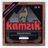 Этикетка пива Kamzik Чехия М457