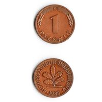 1 пфенниг Германия 1983 года(G)