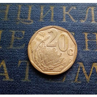20 центов 1999 ЮАР #01 AU