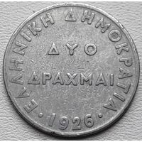 Греция 2 драхмы 1926