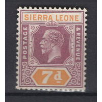1921 Сьерра Леоне ** 7d, Георг V (SG 140)