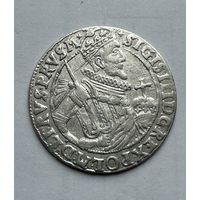 Орт 1623 г. Быдгощ. Редкий портрет. Коллекционное состояние.