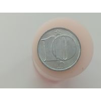 10 геллеров Чехословакия 1987 год  лот 44