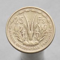 Французская Западная Африка 25 франков 1956