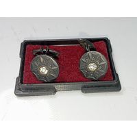 Винтажные запонки  с клеймо  . С рубля