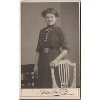 Старинная фотография на картоне