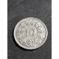 Швейцария 10 раппенов 1984